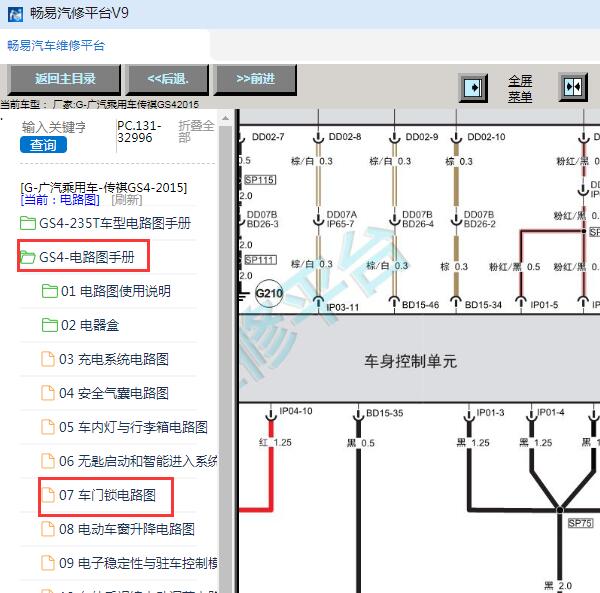 2015年广汽传祺GS4 BCM电路图