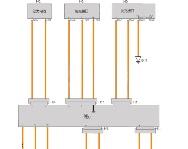22年北京EU5网约版电池包接口线路图