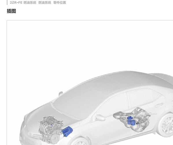 2014年丰田卡罗拉2ZR发动机燃油系统维修手册资料
