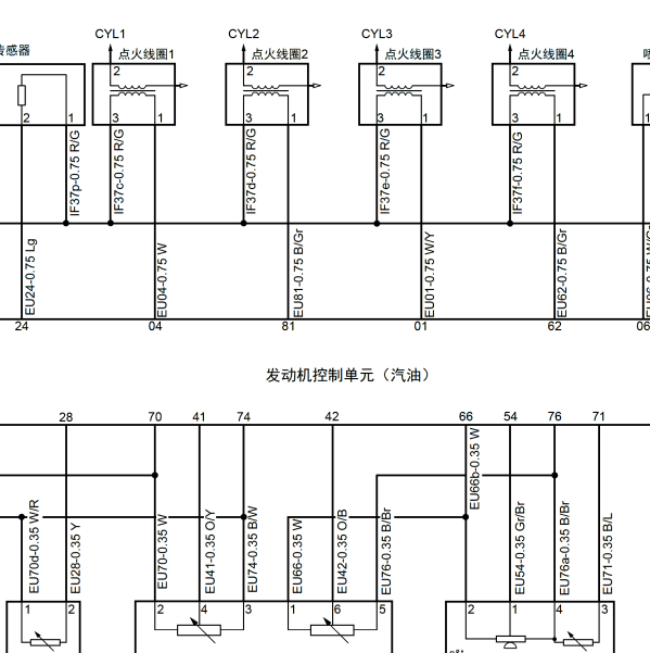 广汽吉奥GP150新晨动力3TZ发动机电路图
