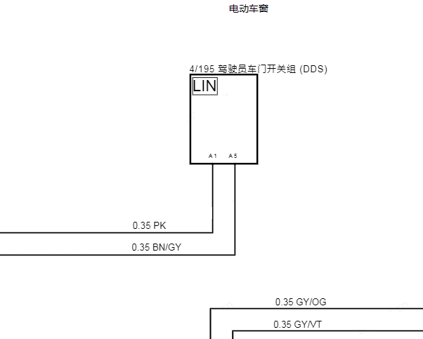 2021年沃尔沃XC60车窗电路图资料