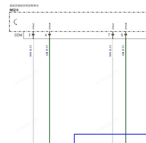 2021年奔驰S400L驾驶员辅助系统电路图