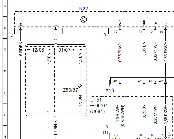 2008年奔驰GL350空调电路图资料