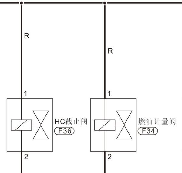2021年郑州日产锐骐发动机油泵电路图