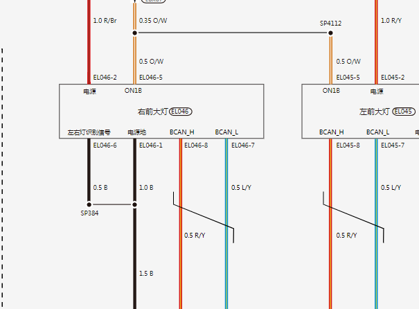 2024年零跑C10 域控制器和大灯电路图