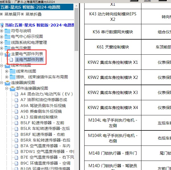 2024年上海通用五菱-星光S 车身电脑位置
