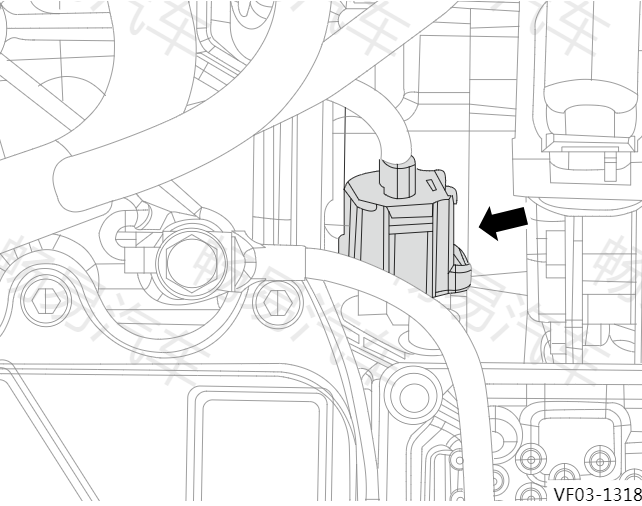 2019年吉利嘉际变速箱油温传感器位置资料