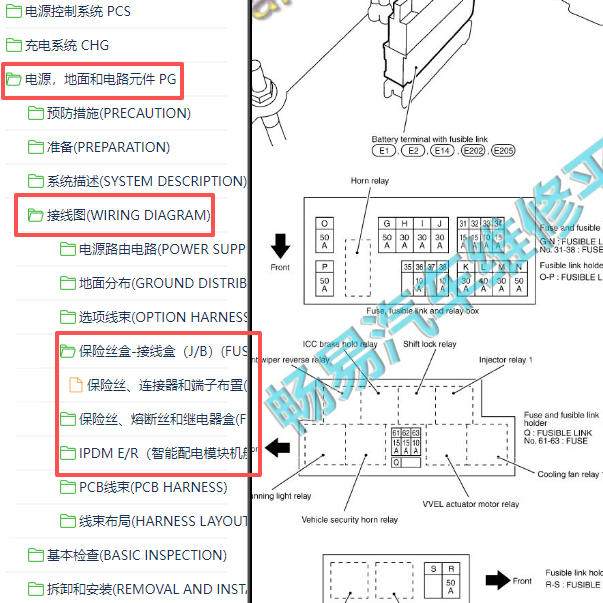 2017-2018年英菲尼迪Q70保险位置资料