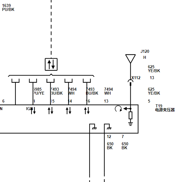2018年上海凯迪拉克-XT5电源变压器电路图