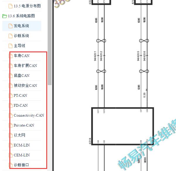 2021年吉利星越L网络通讯电路图