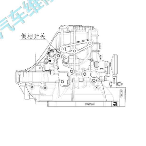 2020年比亚迪宋倒档开关位置