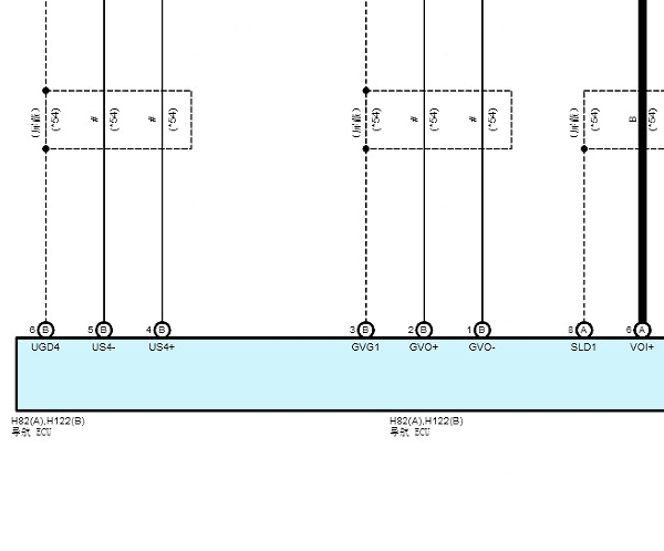 2022年丰田雅力士大屏导航电路图