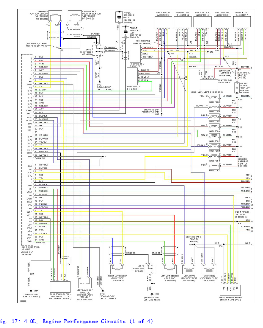 98年凌志LS400发动机线路