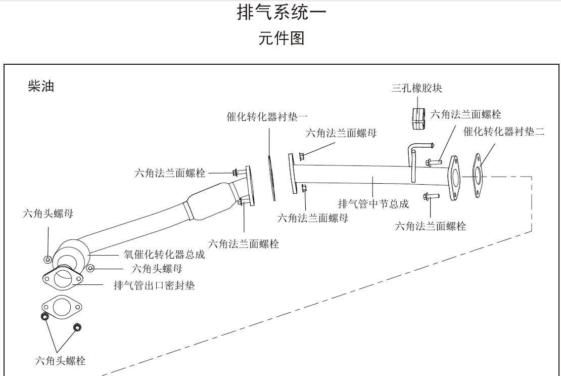 11年长城汽车哈弗H3排气系统维修手册