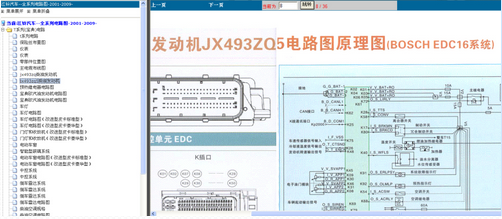 06年陆风X6--493发动机线路