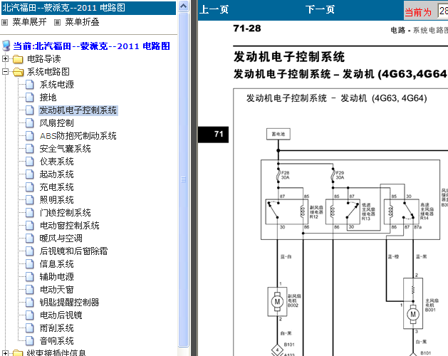 双环来宝 4G63发动机电路