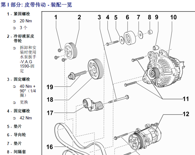 10年大众宝来 CLS发动机结构一览