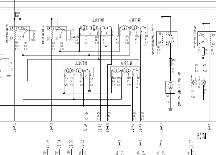 长城哈弗H6(CC6460RM01)电路图