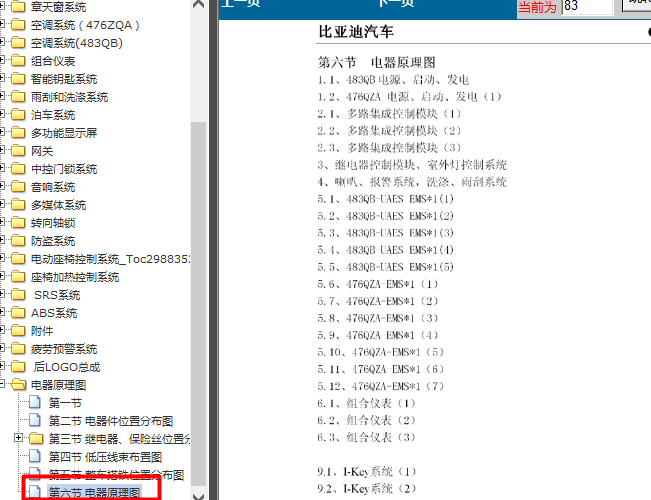 11年比亚迪G6 电路资料