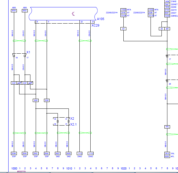 05年欧宝威达CAN电路