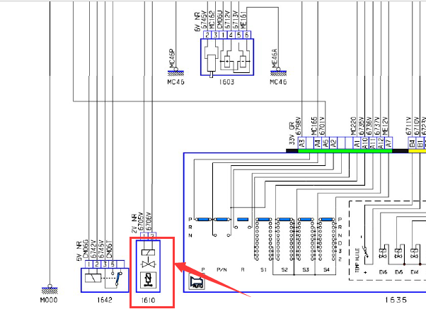 标致307变速箱电路图