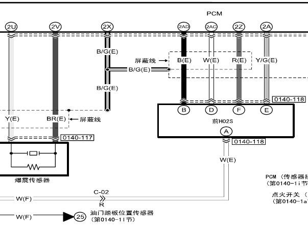 08年马自达5发动机电路图