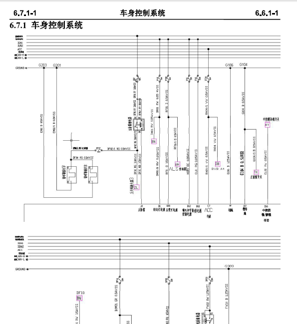 14年睿骋车身控制线路图