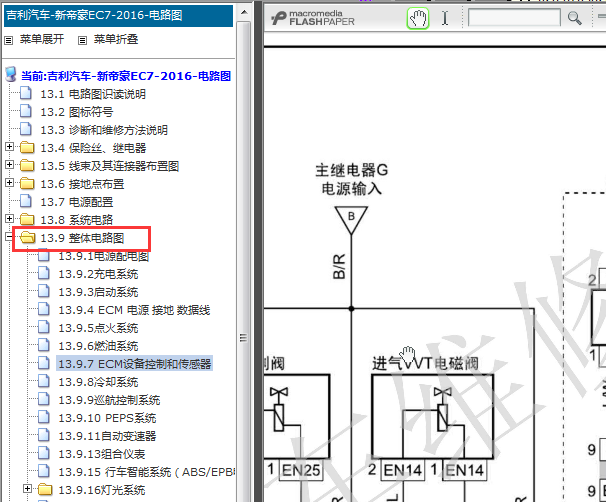 2015年吉利帝豪电路图