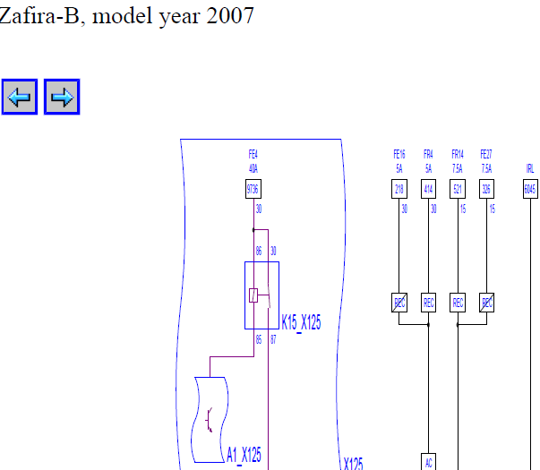 2007年欧宝赛飞利空调电路图