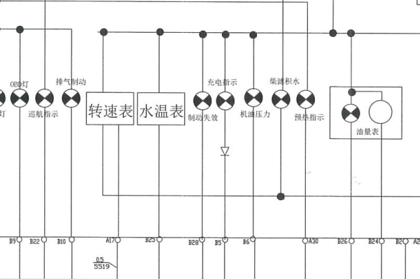 依维柯仪表电路图