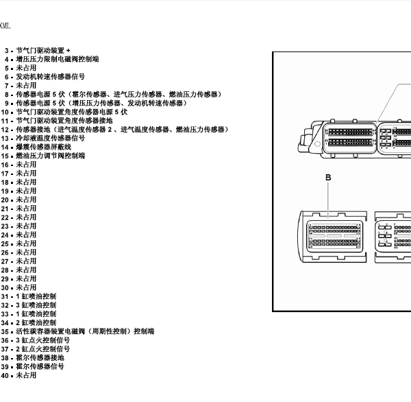 12年途观发动机针脚