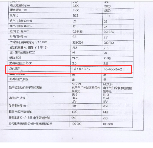 04年宝马745发动机点火顺序