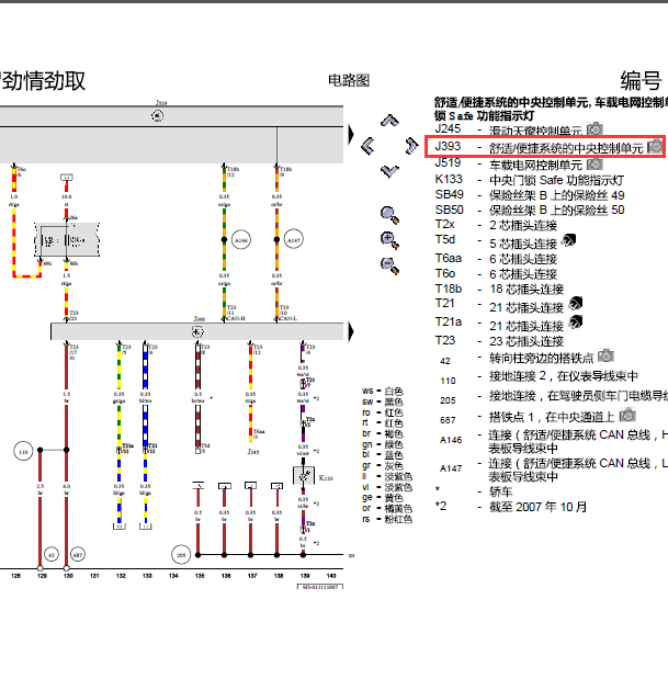 09年波罗J393线路图