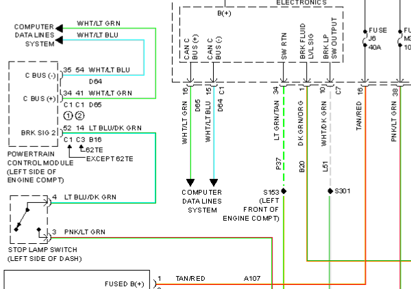 09年道奇酷威全车电路图