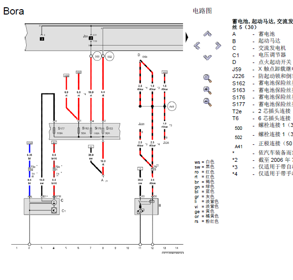 03年宝来BAF发动机线路图