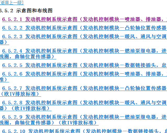 08年别克凯越发动机线路图