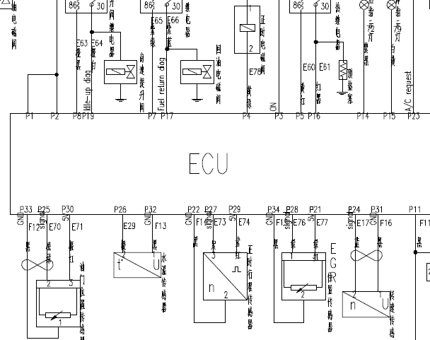 CYQD80-E3发动机电路图