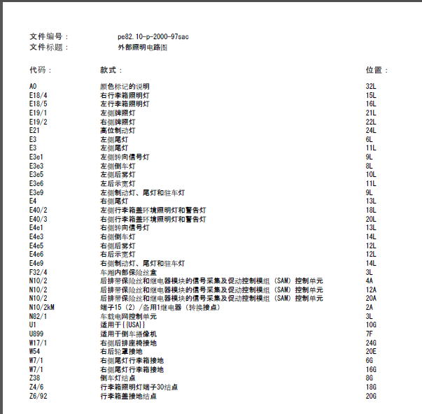 10年奔驰S350L大灯线路图