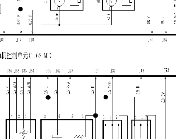 10年奇瑞瑞虎发动机线路图