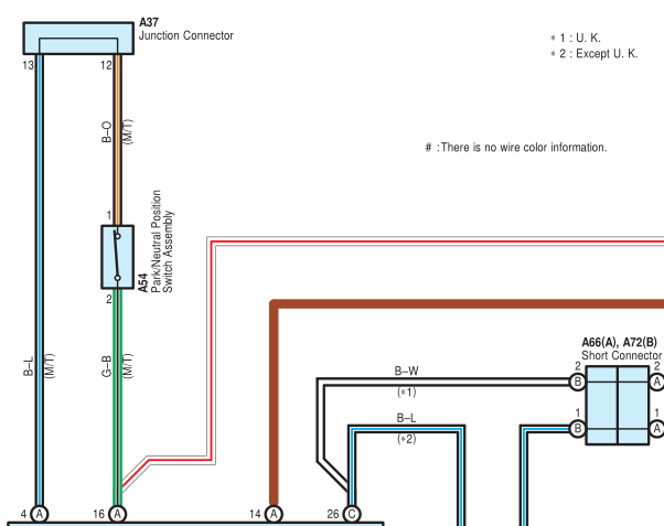 12年丰田86智能钥匙电路图