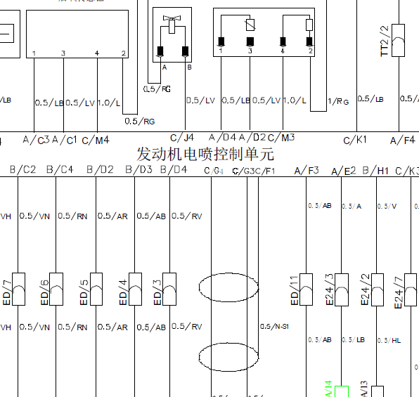 中华骏捷1.8全车线路图