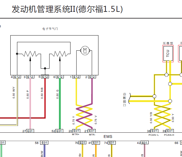2016年力帆迈威发动机电路图