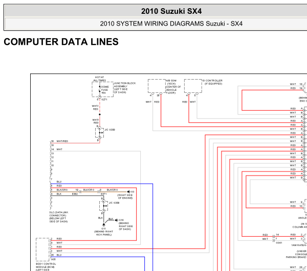 10年雨燕通信线路图