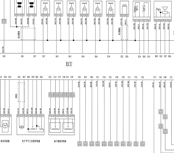 10年吉利海景全车线路图