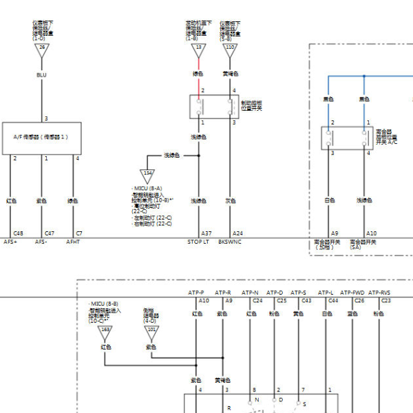 17年竞瑞发动机电路图