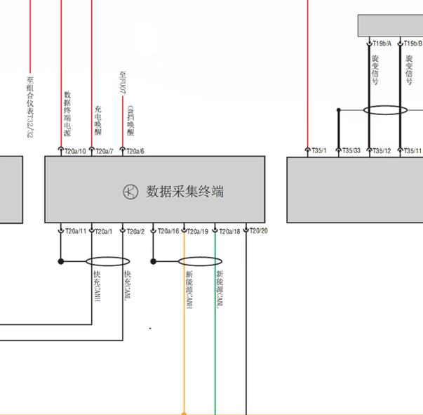 14年北汽EV150通讯系统线路图