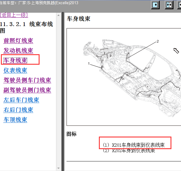 2013年凯越X201位置