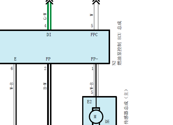 丰田1GR发动机电路图