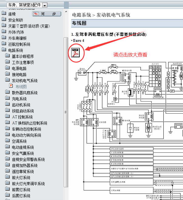 11年斯巴鲁森林人发动机线路图
