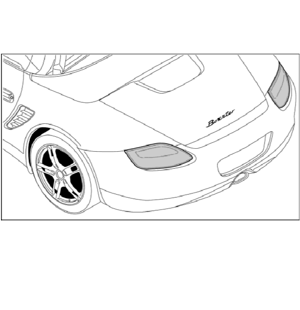 保时捷博克斯特尾灯拆装